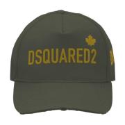 Dsquared2 Kontrast Logo Baseballkeps Green, Unisex