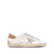 Golden Goose Distressed Super-Star lågtop sneakers White, Herr