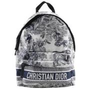 Dior Vintage Pre-owned Canvas ryggsckar Black, Dam