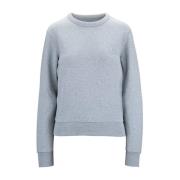 Burberry Dam Pullover Tröja med Broderad Logotyp Gray, Dam