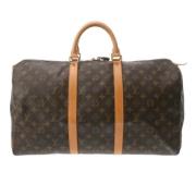 Louis Vuitton Vintage Pre-owned Canvas handvskor Brown, Dam