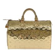 Louis Vuitton Vintage Pre-owned Laeder louis-vuitton-vskor Yellow, Dam