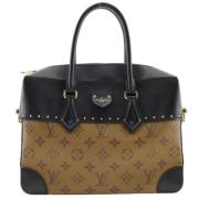 Louis Vuitton Vintage Pre-owned Canvas handvskor Black, Dam