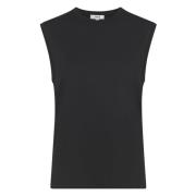 Agolde Svarta T-shirts och Polos Black, Dam