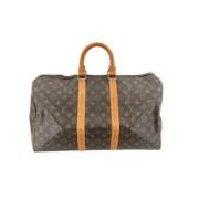 Louis Vuitton Vintage Pre-owned Laeder handvskor Brown, Dam