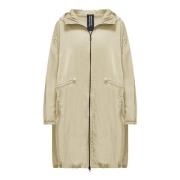 BomBoogie Ofodrad parkas för kvinnor med elastisk dragsko Beige, Dam