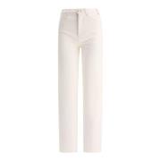 Chloé Flare Boyfriend Jeans White, Dam