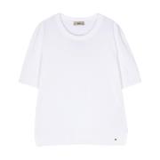 Herno Vita T-shirts och Polos White, Dam