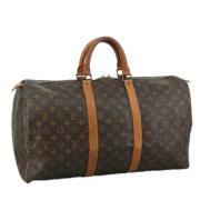 Louis Vuitton Vintage Pre-owned Canvas resvskor Brown, Dam