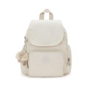 Kipling City Zip Ryggsäck Beige, Dam