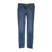 Elisabetta Franchi Dragkedja Knapp Dam Jeans Blue, Dam