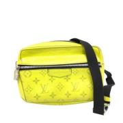 Louis Vuitton Vintage Pre-owned Laeder kuvertvskor Yellow, Dam