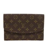 Louis Vuitton Vintage Pre-owned Canvas kuvertvskor Brown, Dam