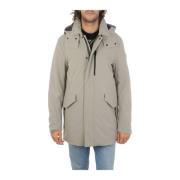 Woolrich 642 Barrow Coat - Stiligt och varmt ytterplagg Gray, Herr