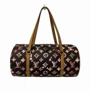 Louis Vuitton Vintage Pre-owned Tyg louis-vuitton-vskor Black, Dam