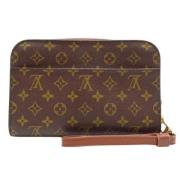 Louis Vuitton Vintage Pre-owned Canvas kuvertvskor Brown, Dam