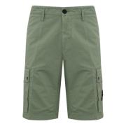 Stone Island Bomull Bermuda Shorts Slim Fit Salvia Green, Herr