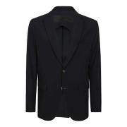 RRD Mörkblå Knäppt Blazer Jacka Black, Herr