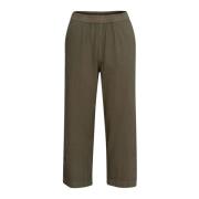 Kaffe Wide Trousers Brown, Dam