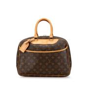 Louis Vuitton Vintage Pre-owned Canvas handvskor Brown, Dam