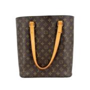 Louis Vuitton Vintage Pre-owned Canvas axelremsvskor Brown, Dam