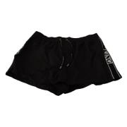 Dolce & Gabbana Elegant svart King Motiv badshorts Black, Herr