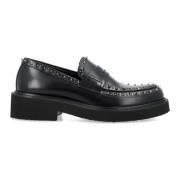 Valentino Garavani Studded Loafers Svart Aw24 Black, Herr