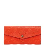 Louis Vuitton Vintage Pre-owned Laeder plnbcker Orange, Dam