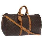 Louis Vuitton Vintage Pre-owned Canvas louis-vuitton-vskor Brown, Dam