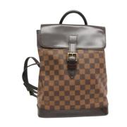 Louis Vuitton Vintage Pre-owned Canvas axelremsvskor Brown, Dam