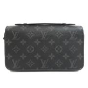 Louis Vuitton Vintage Pre-owned Canvas kuvertvskor Black, Dam