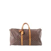 Louis Vuitton Vintage Pre-owned Canvas handvskor Brown, Dam