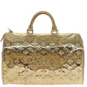 Louis Vuitton Vintage Pre-owned Tyg handvskor Yellow, Dam