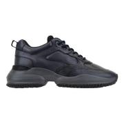 Hogan Läder Snörskor Sneakers Black, Herr