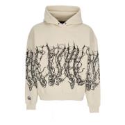 Octopus Wire Hoodie Sweatshirt Fw24 Kollektion Beige, Herr