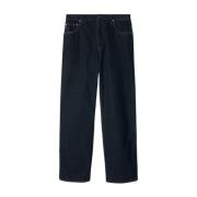 Burberry Marinblå Straight-Leg Jeans Blue, Herr