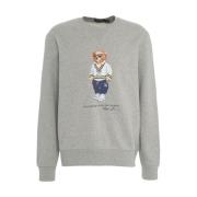 Polo Ralph Lauren Grå Sweatshirt med iögonfallande fronttryck Gray, He...