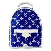 Louis Vuitton Vintage Pre-owned Canvas ryggsckar Blue, Dam