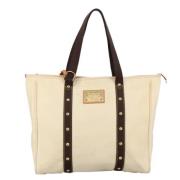 Louis Vuitton Vintage Pre-owned Canvas totevskor White, Dam