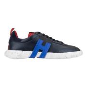 Hogan Herr Läder Sneakers med Snörning Multicolor, Herr