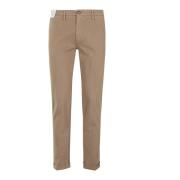 Re-Hash Bomull Tencel Armored Chinos Brown, Herr