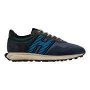 Hogan Mocka Sneakers med läderfoder Blue, Herr