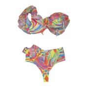 F**k Spets Dam Bikini Set Multicolor, Dam