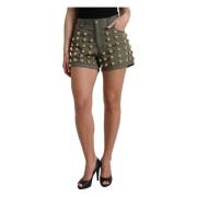 Dolce & Gabbana Short Shorts Green, Dam