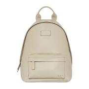 Kiton Lyxigt Hjortskinn Ryggsäck Beige, Herr