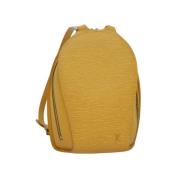 Louis Vuitton Vintage Pre-owned Laeder ryggsckar Yellow, Dam