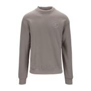 F**k Broderad Bomull Crewneck Sweatshirt Gray, Dam