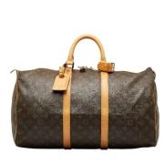 Louis Vuitton Vintage Pre-owned Canvas handvskor Brown, Dam