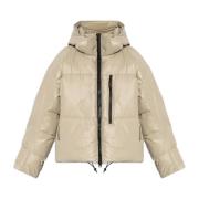 Adidas by Stella McCartney Isolerad jacka med logotyp Beige, Dam