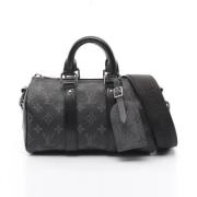 Louis Vuitton Vintage Pre-owned Canvas handvskor Gray, Dam